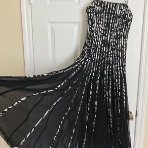 Black and white dress